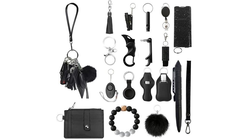 wristlet keychain rfid wallet