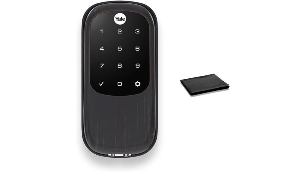 yale touchscreen bronze deadbolt