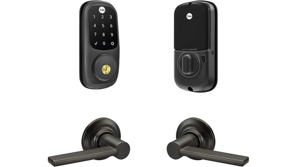 yale touchscreen lock set
