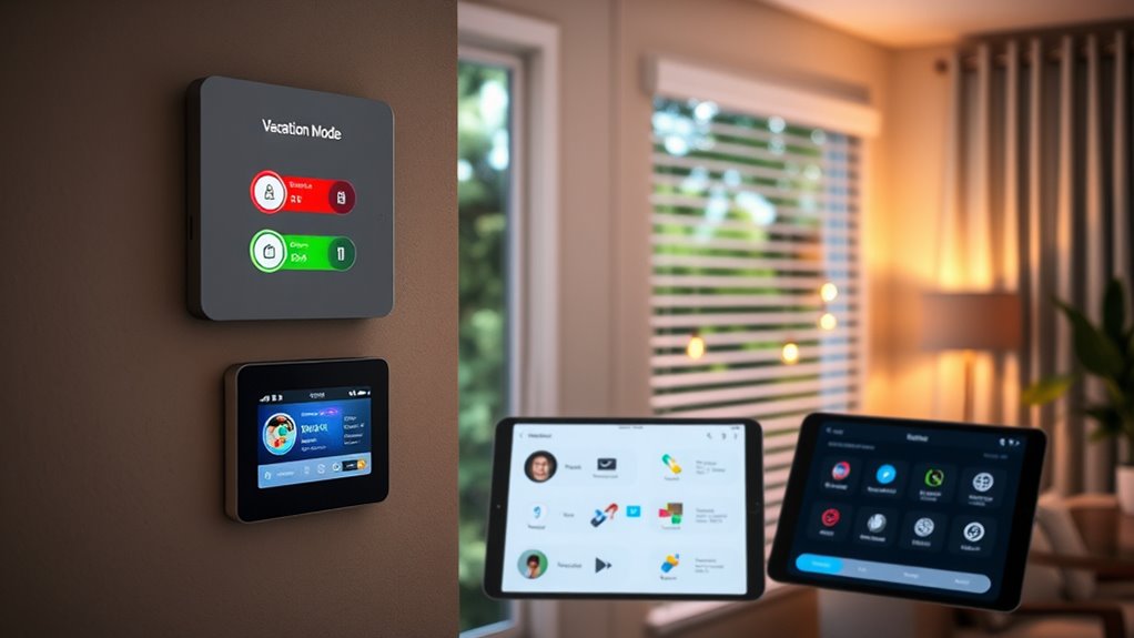 automate home vacation settings