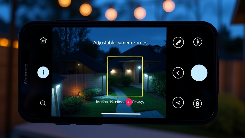 customize camera privacy zones