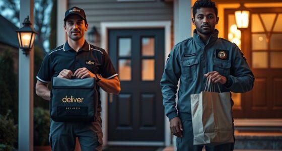 fake delivery driver signs