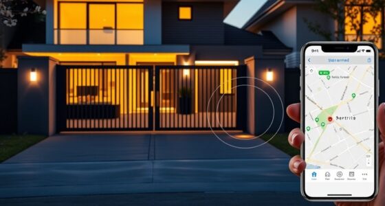 geofencing security system control