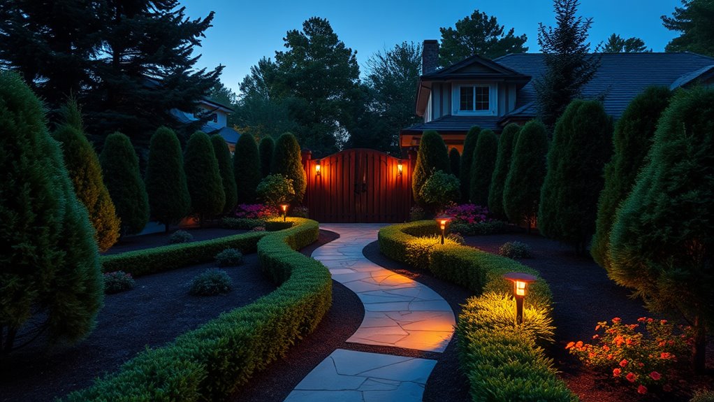 landscaping boosts home security