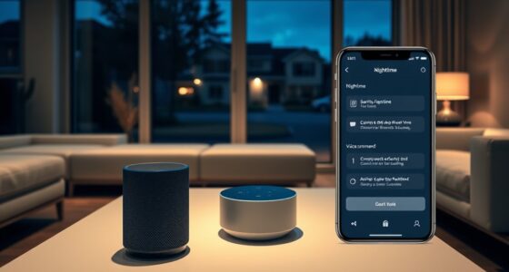 nighttime security voice routines