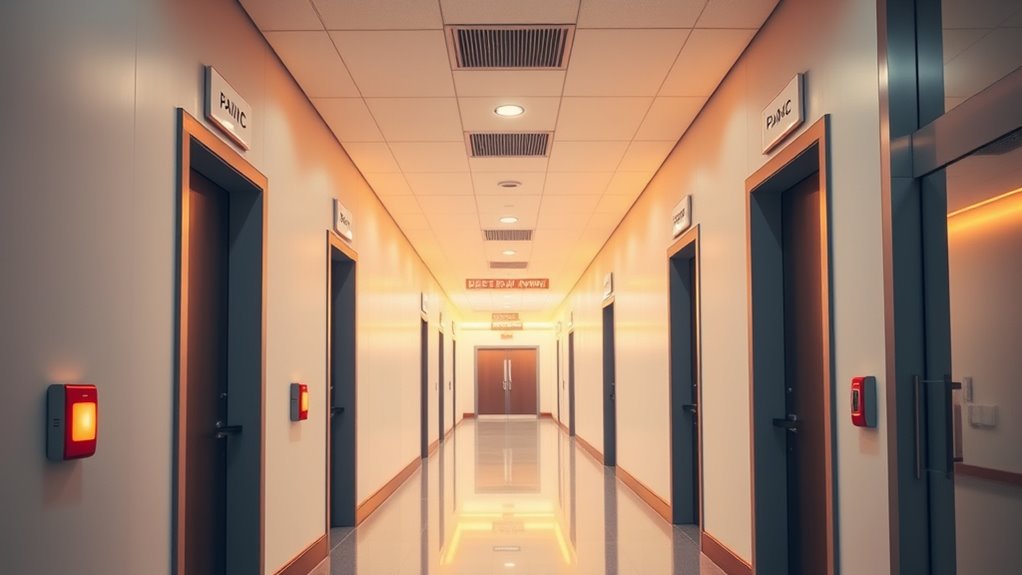 optimal panic button placement