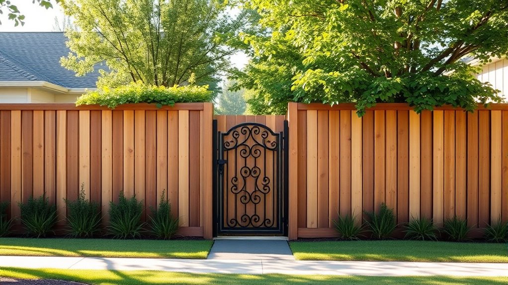 privacy versus security fencing