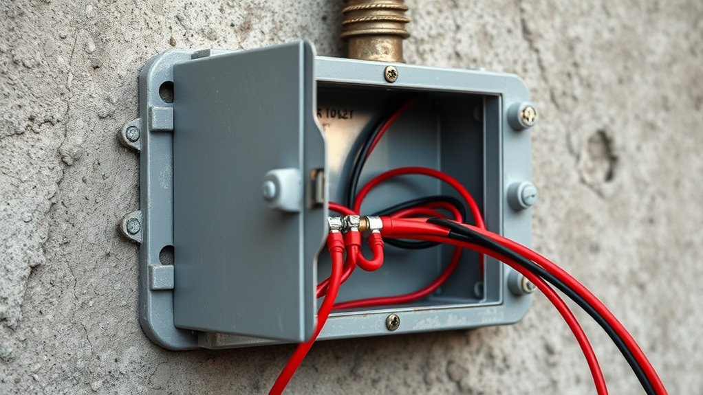 secure alarm line connections