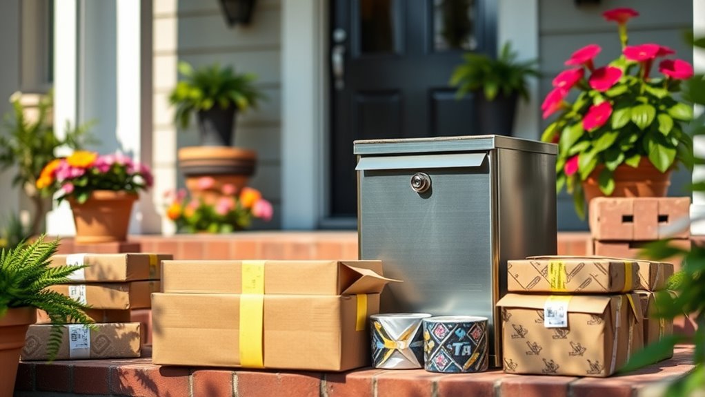 secure mailboxes protect packages