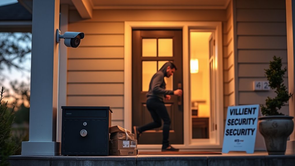 secure packages from theft
