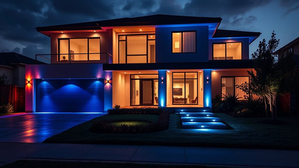 smart lighting enhances security