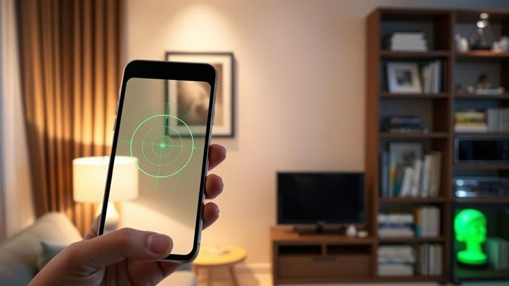 smartphone detects hidden devices