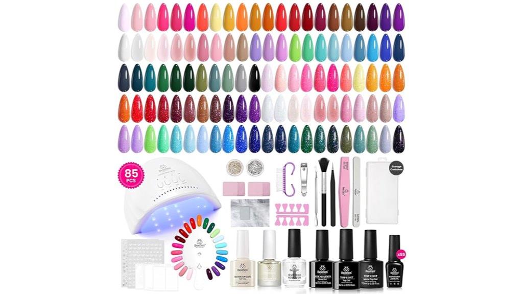 complete 85 piece nail kit