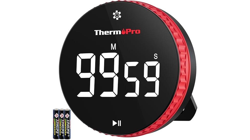 digital kitchen timer with magnets