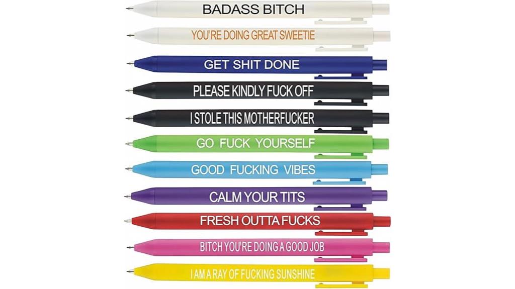 funny office pen set