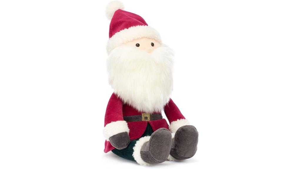 jellycat santa stuffed toy