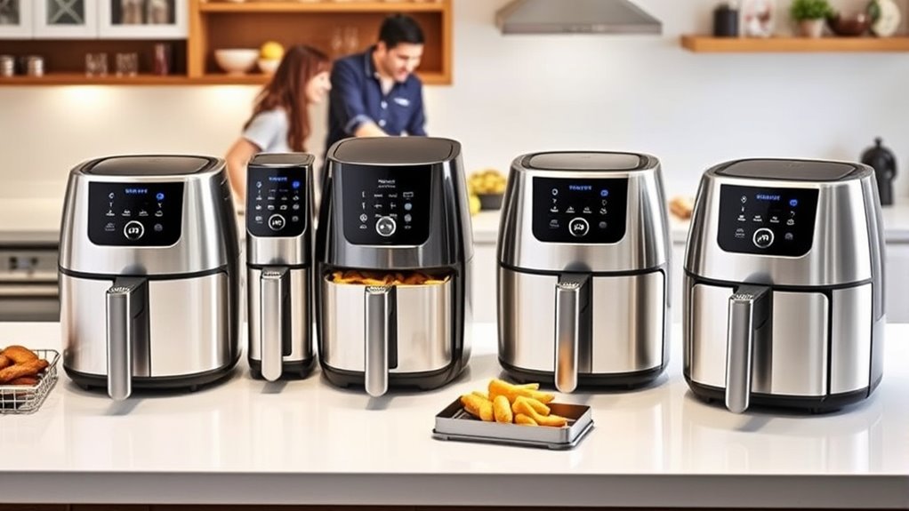 large family air fryers