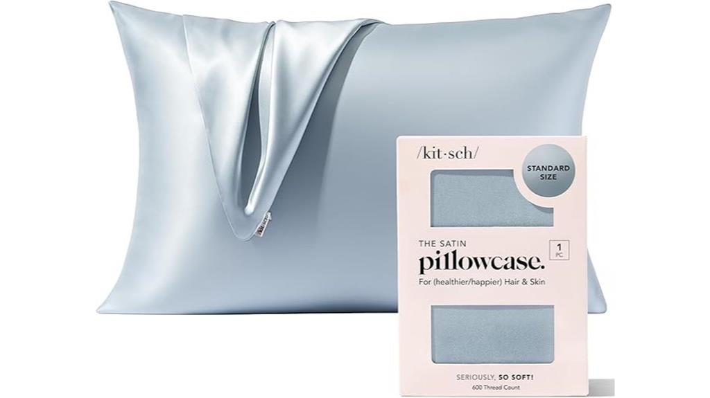 queen haze blue pillowcase