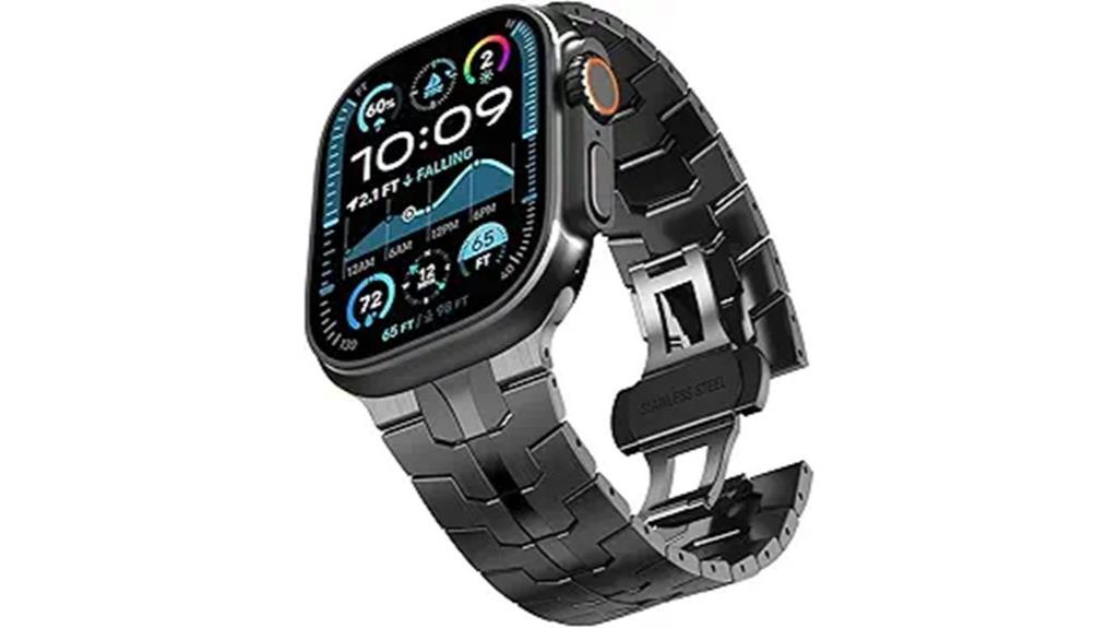 stainless steel watch band