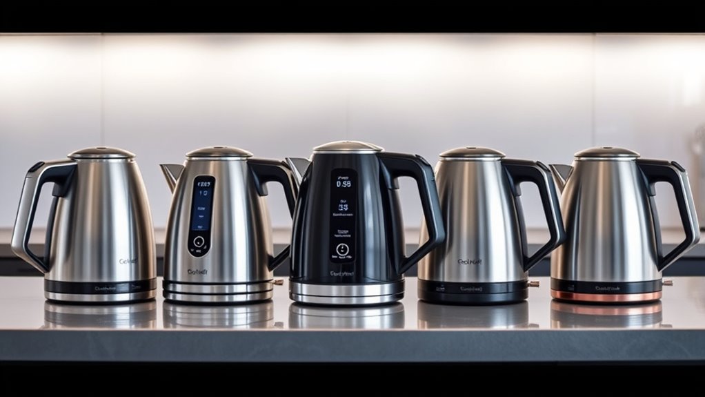 top electric kettles with temperature control