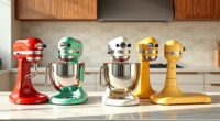 top kitchenaid mixer colors