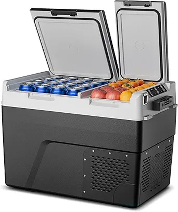 12V Car Refrigerator Cooler and Freezer (61QT)