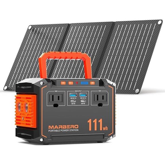 MARBERO 150W Solar Generator & Panel Portable Power Station