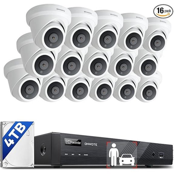 ONWOTE 16-Channel 4K PoE Security Camera System