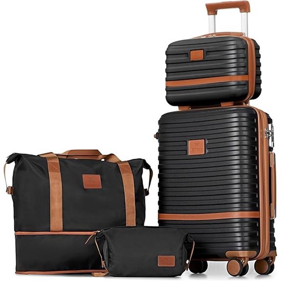 Joyway 20-Inch Expandable Spinner Luggage Set