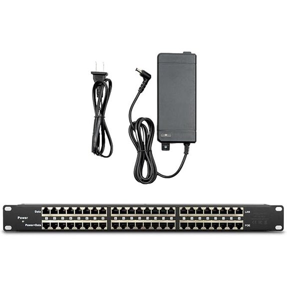 PoE Texas 24 Port PoE Injector with Power Supply