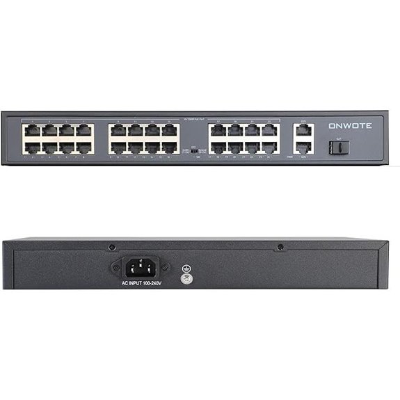 ONWOTE 24-Port PoE Switch with Uplink and SFP