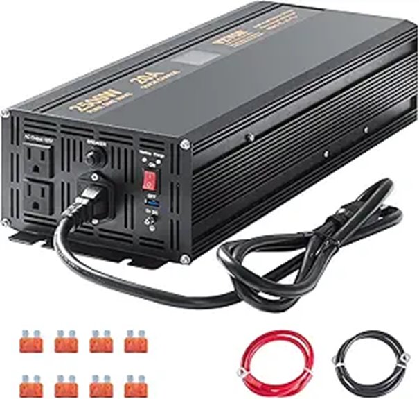 VEVOR 2500W Sump Pump Backup with LCD