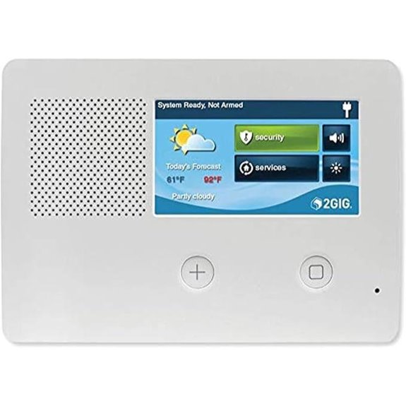 2GIG GC2E Security Alarm Panel with Touch Screen