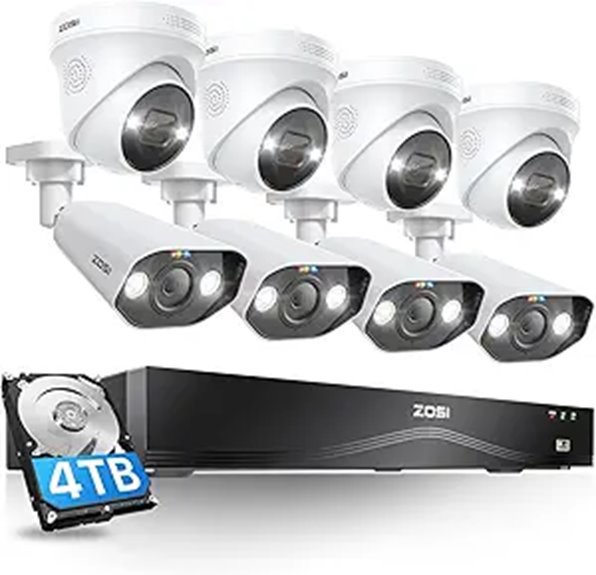 ZOSI 32CH 4K PoE Security Camera System