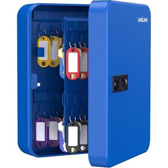 Uniclife 48-Key Wall Mount Lock Box with Code