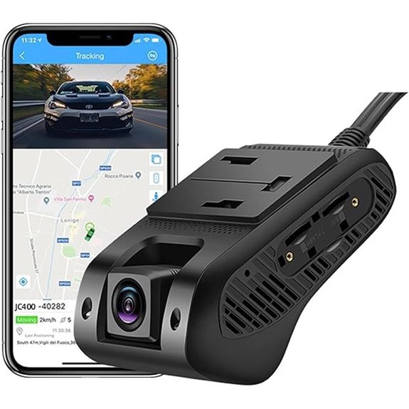 JC400P 4G Dash Cam with GPS and Live Video