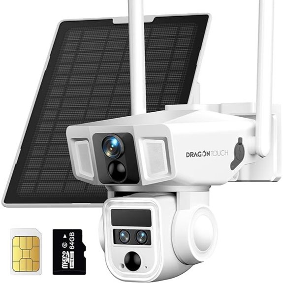 4G LTE Solar Security Camera with 4K & AI Tracking