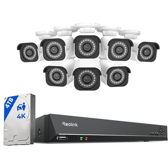 REOLINK 4K Security Camera System with NVR