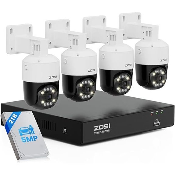 ZOSI 4K PoE Security Camera System with AI