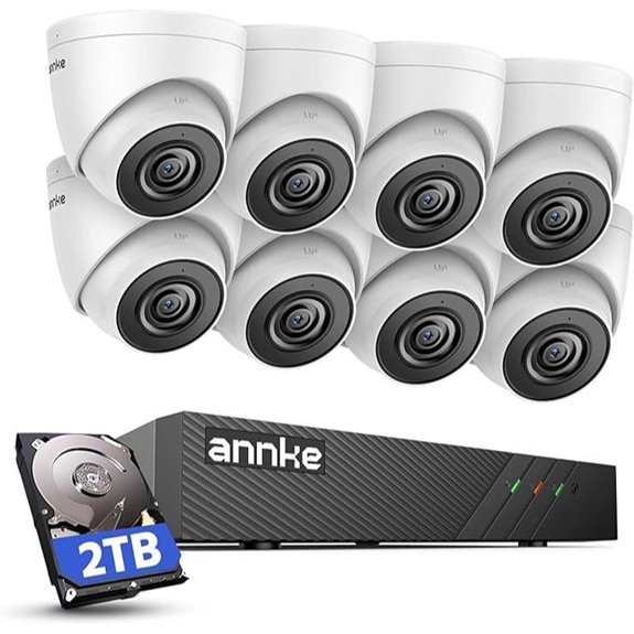 ANNKE 5MP PoE Security Camera System with NVR