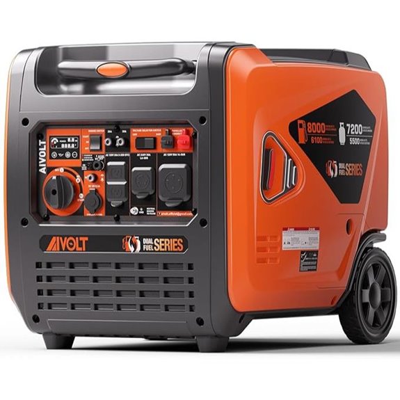AIVOLT 8000W Dual Fuel Portable Inverter Generator