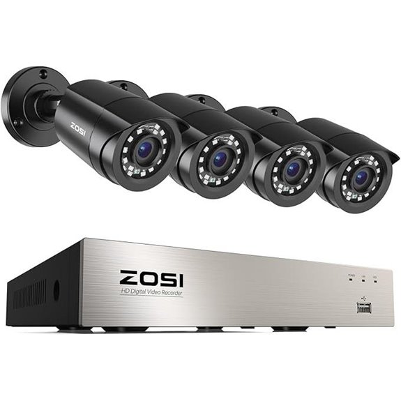 ZOSI 8CH 4-Camera 3K Lite Security System
