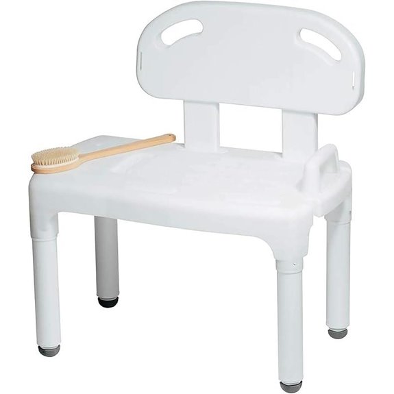 Carex Universal Bath Transfer Bench with Adjustable Legs