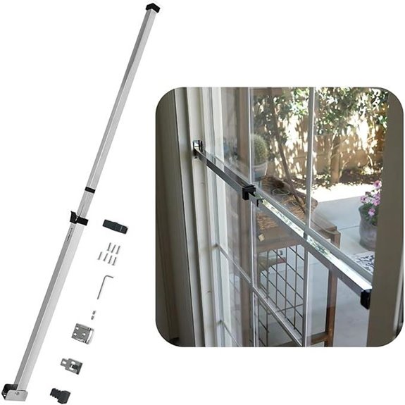 SECURITYMAN Adjustable Sliding Door Security Bar