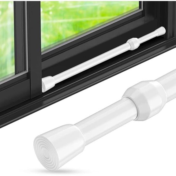 Adjustable Window Security Bar with Tension Lock