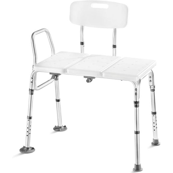 Medical King Transfer Bench Adjustable 400 Lb Capacity