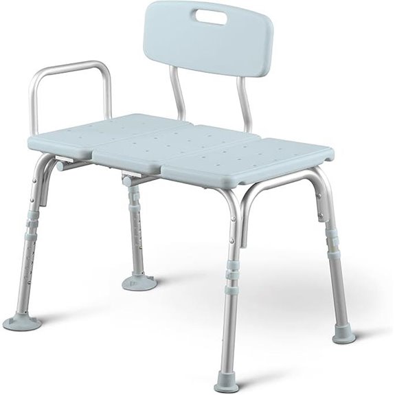 Medline Adjustable Tub Transfer Bench with Microban