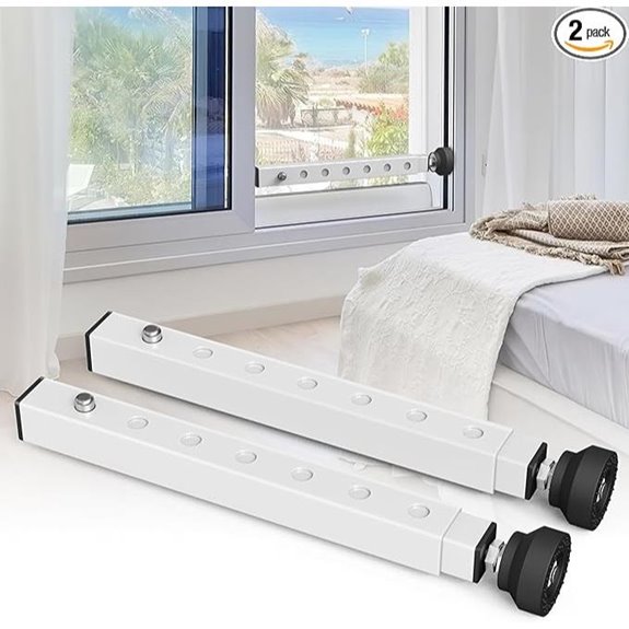 WooFog Adjustable Window Security Bars (2 Pcs)