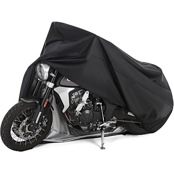 Universal All-Season Motorcycle Cover with Lock-Holes