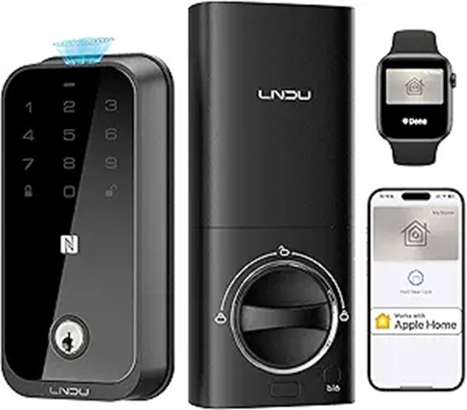 Smart Lock for Front Door with Apple Home Compatibility